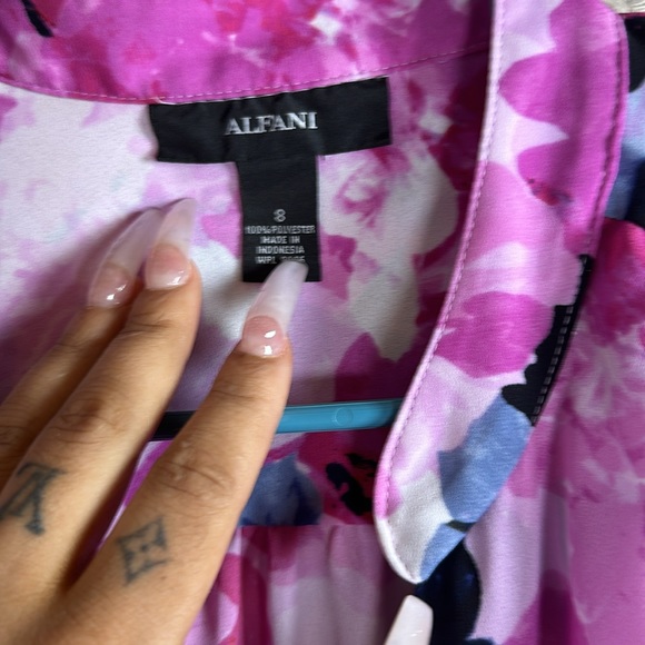 Alfani floral blouse - Picture 4 of 9